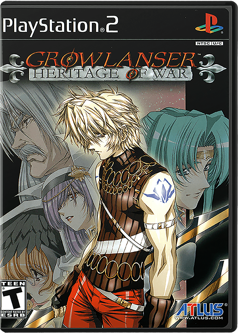 Growlanser Heritage Of War box art for Playstation 2